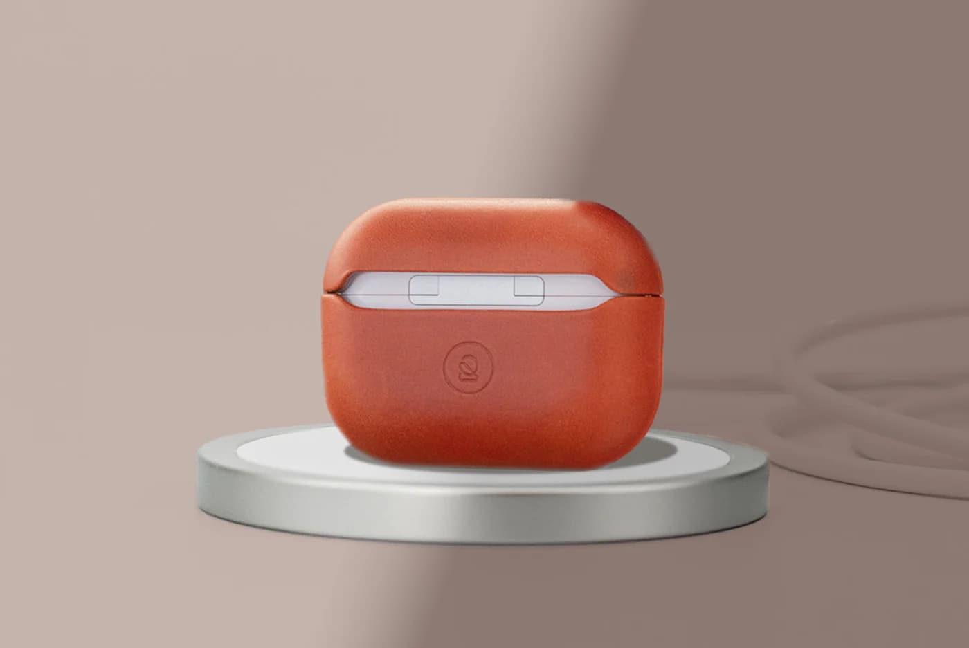 حافظة AirPods جلد - أسود - Image 3